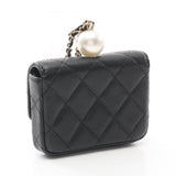Chanel Matelasse Chain Flap Coin Purse Leather Coin Case