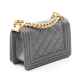 Chanel Boy Chanel Matelassé Grained Calf Shoulder Bag