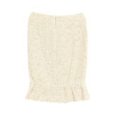 Chanel Coco Mark Cotton Silk Skirt