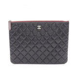 Chanel Matelasse Calfskin Clutch Bag