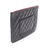 Chanel Matelasse Calfskin Clutch Bag