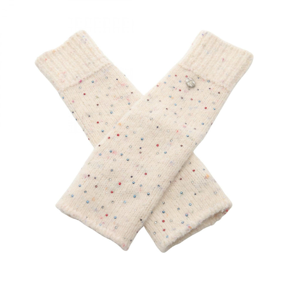 Chanel Coco Mark Wool Alpaca Arm Warmer Gloves