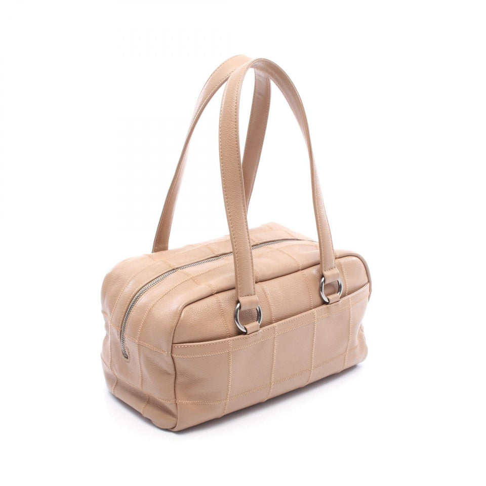 Chanel Choco Bar Calfskin Boston Bag