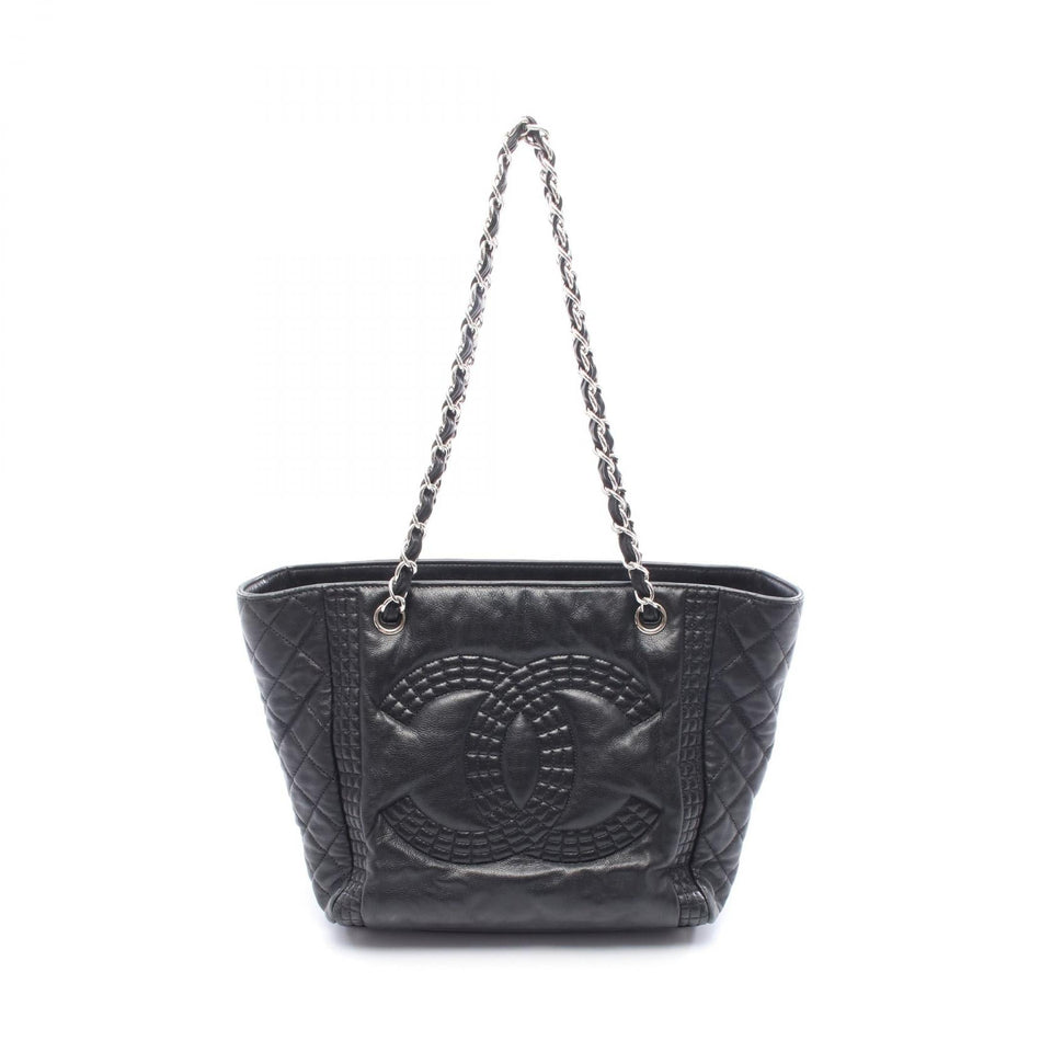 Chanel Coco Mark Lambskin Tote Bag