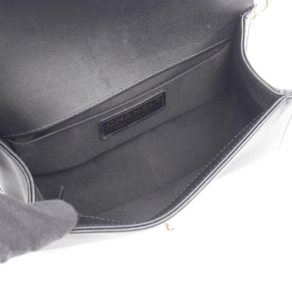 Chanel Boy Chanel Lambskin Shoulder Bag