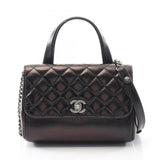 Chanel Matelasse Leather 2way Shoulder Bag