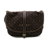 Louis Vuitton Monogram Mini Run Canvas Saumur 30 Shoulder Bag