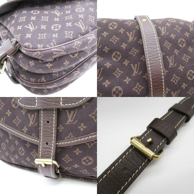 Louis Vuitton Monogram Mini Run Canvas Saumur 30 Shoulder Bag