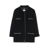 Chanel Coco Mark Button Wool Outerwear