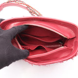Chanel Gabrielle de Chanel Fabric Leather Shoulder Bag