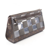 Louis Vuitton Stand Pouch PVC Coated Canvas Clutch Bag