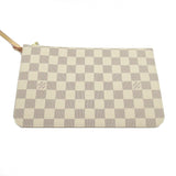 Louis Vuitton Damier Azur Neverfull MM Shoulder Bag
