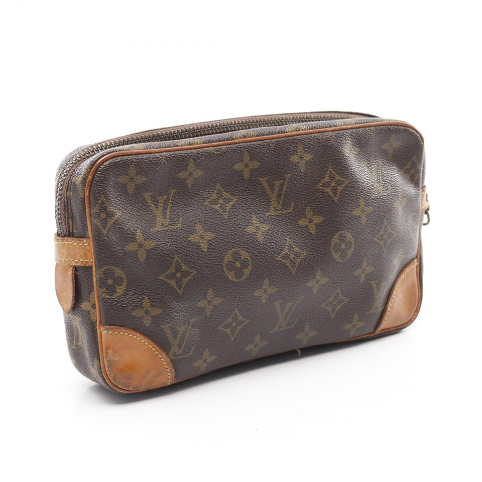 Louis Vuitton Marly Dragonne Monogram Clutch Bag