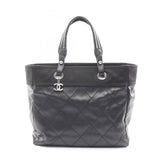 Chanel Paris Biarritz PVC Coated Canvas Tote Bag