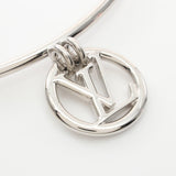 Louis Vuitton Logo Charm Stainless Steel Belt