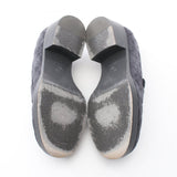 Chanel Matelasse Coco Mark Heart Turn Lock Suede Loafers