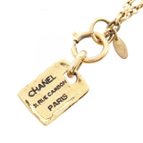 Chanel Logo Plate Necklace