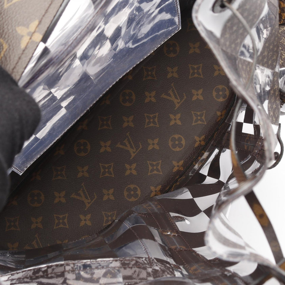 Louis Vuitton Christopher MM Monogram Chess Coated Canvas Backpack