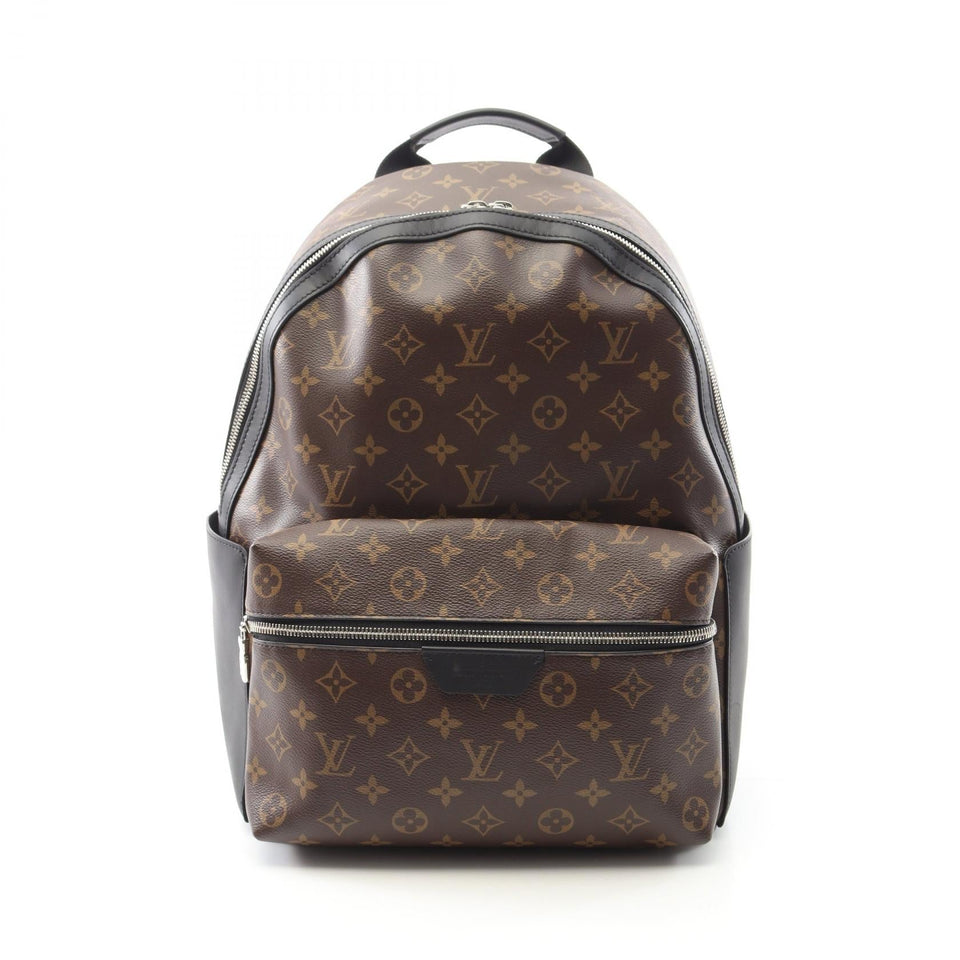 Louis Vuitton Discovery Monogram Macassar PVC Coated Canvas Leather Backpack