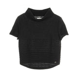 Chanel Coco Mark Button Cotton Rayon Knit Top