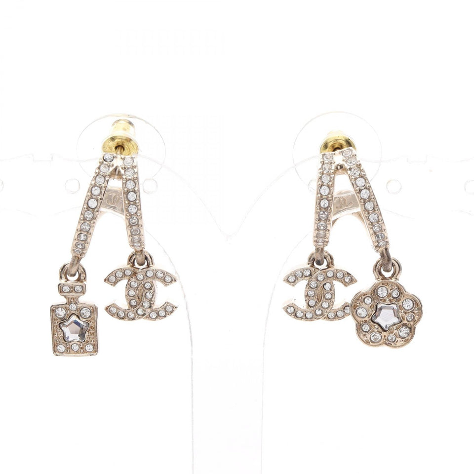 Chanel Coco Mark Flower Earrings