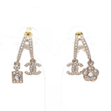 Chanel Coco Mark Flower Earrings