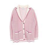 Chanel Lion Button Cotton igan