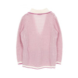 Chanel Lion Button Cotton igan
