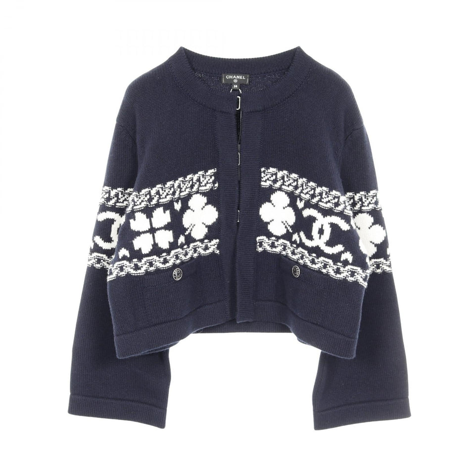 Chanel Coco Mark Cashmere Cotton igan