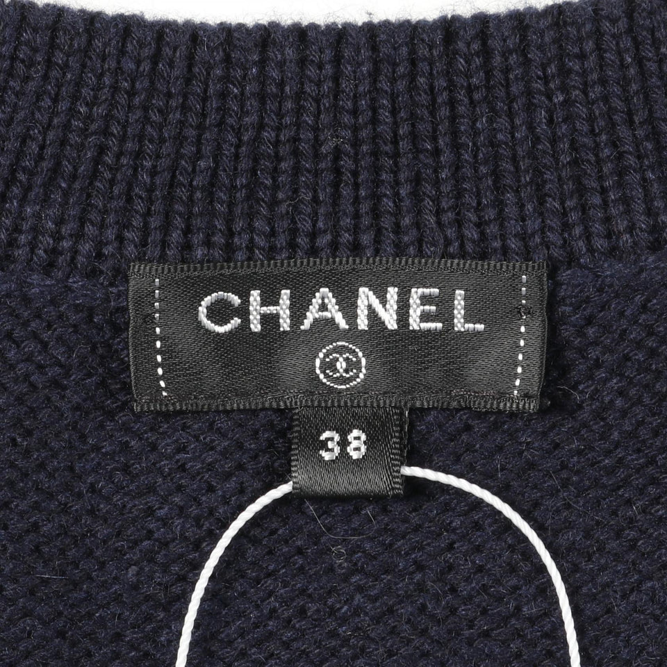 Chanel Coco Mark Cashmere Cotton igan