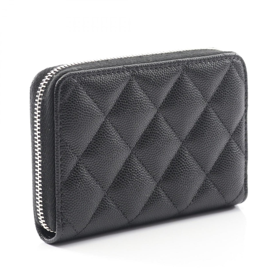 Chanel Matelasse Coco Mark Star Grained Calfskin Wallet
