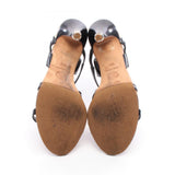 Chanel Coco Mark Patent Leather Sandals