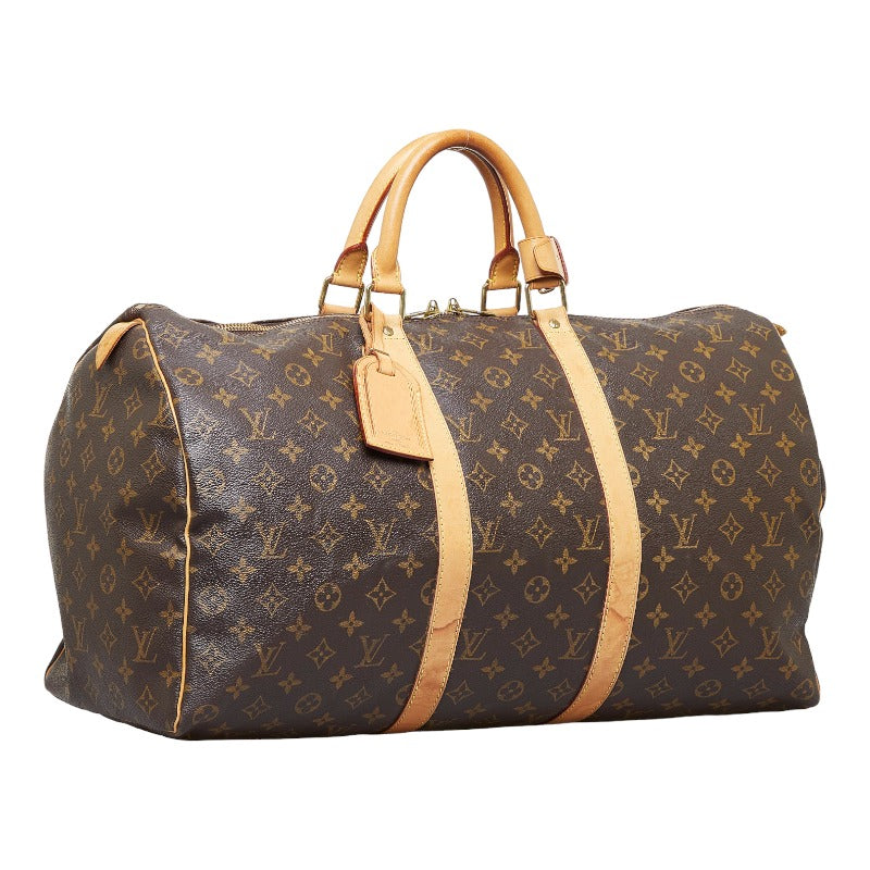 Louis Vuitton Monogram Keepall 50 Boston Bag