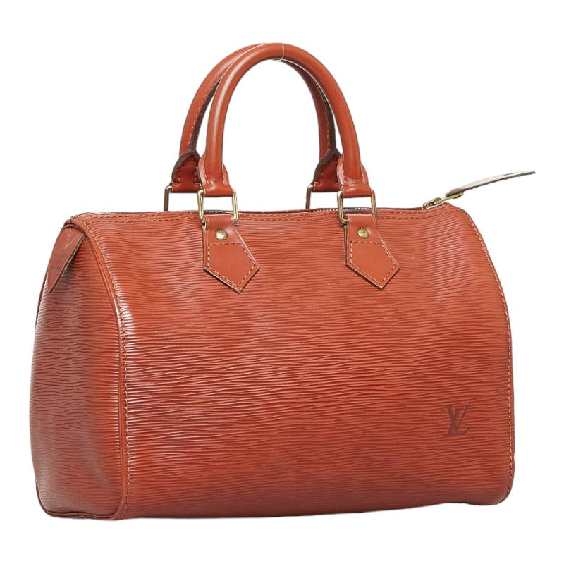 Louis Vuitton Brown Epi Handbag