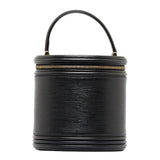 Louis Vuitton Epi Cannes Handbag Vanity Bag Noir