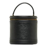 Louis Vuitton Epi Cannes Handbag Vanity Bag Noir