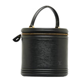Louis Vuitton Epi Cannes Handbag Vanity Bag Noir