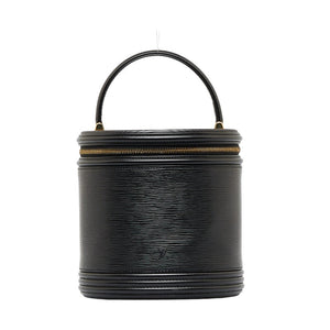 Louis Vuitton Epi Cannes Handbag Vanity Bag Noir