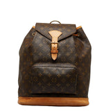 Louis Vuitton Monogram Monsouris GM Backpack Brown