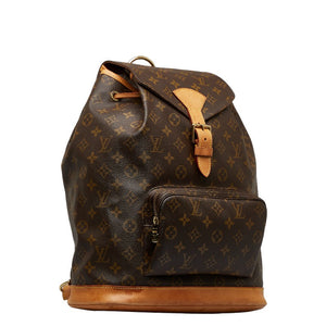 Louis Vuitton Monogram Monsouris GM Backpack Brown
