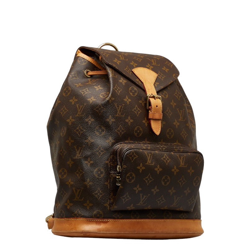 Louis Vuitton Monogram Monsouris GM Backpack Brown