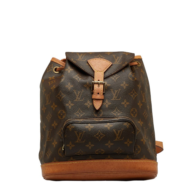 Louis Vuitton Monogram Monsouris MM Backpack Brown