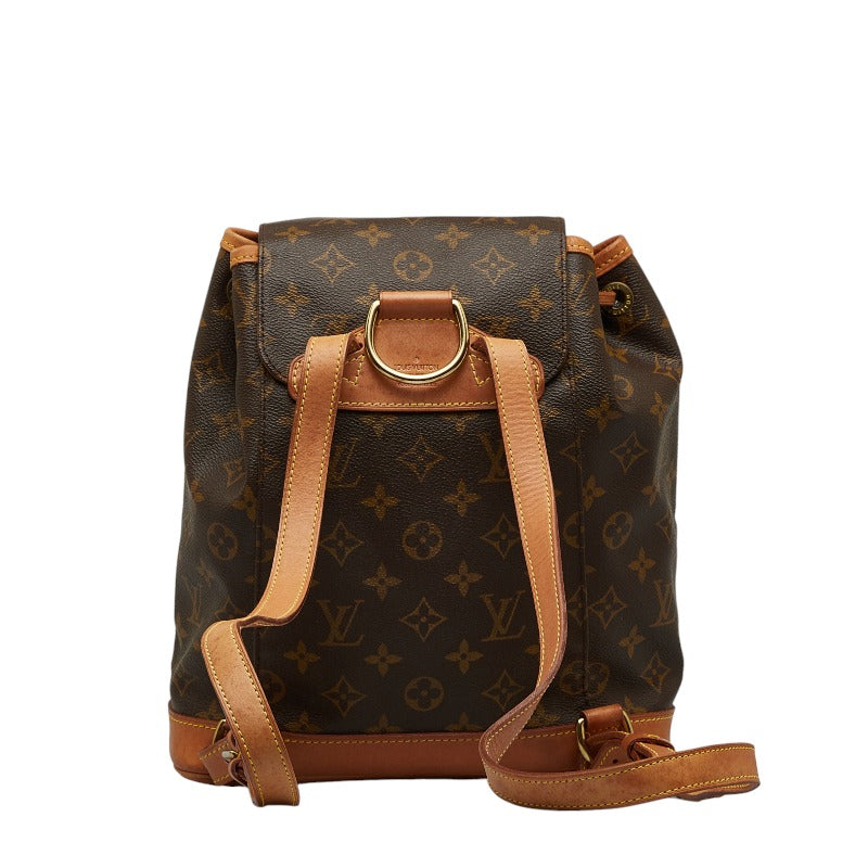 Louis Vuitton Monogram Monsouris MM Backpack Brown