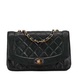 Chanel Diana Matelasse Lambskin Shoulder Bag