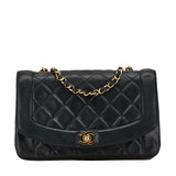 Chanel Diana Matelasse Lambskin Shoulder Bag