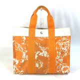 Hermes Tote Bag canvas Orange Handbag Bora Bora PM Cheval Spries