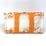 Hermes Tote Bag canvas Orange Handbag Bora Bora PM Cheval Spries