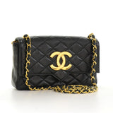 Chanel Quilted Leather Single Flap Handbag
