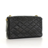 Chanel Quilted Lambskin Leather Single Flap Bag