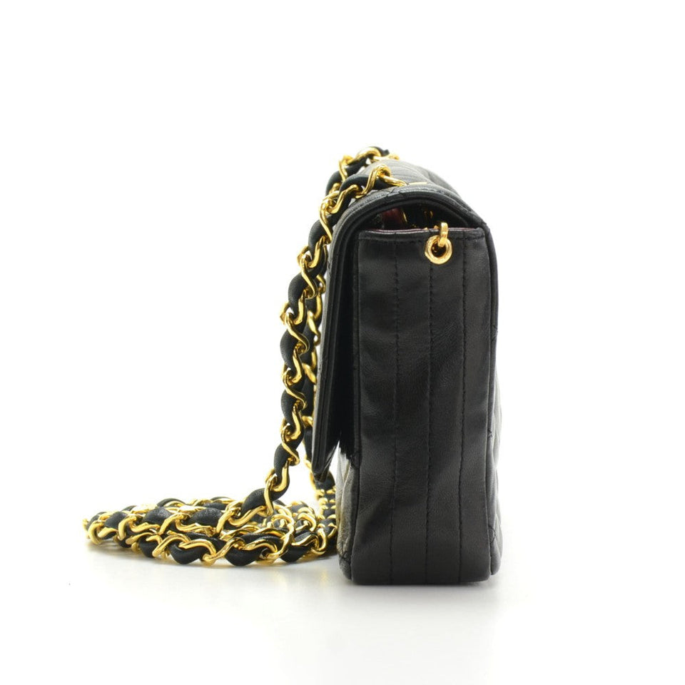 Chanel Quilted Lambskin Leather Single Flap Bag